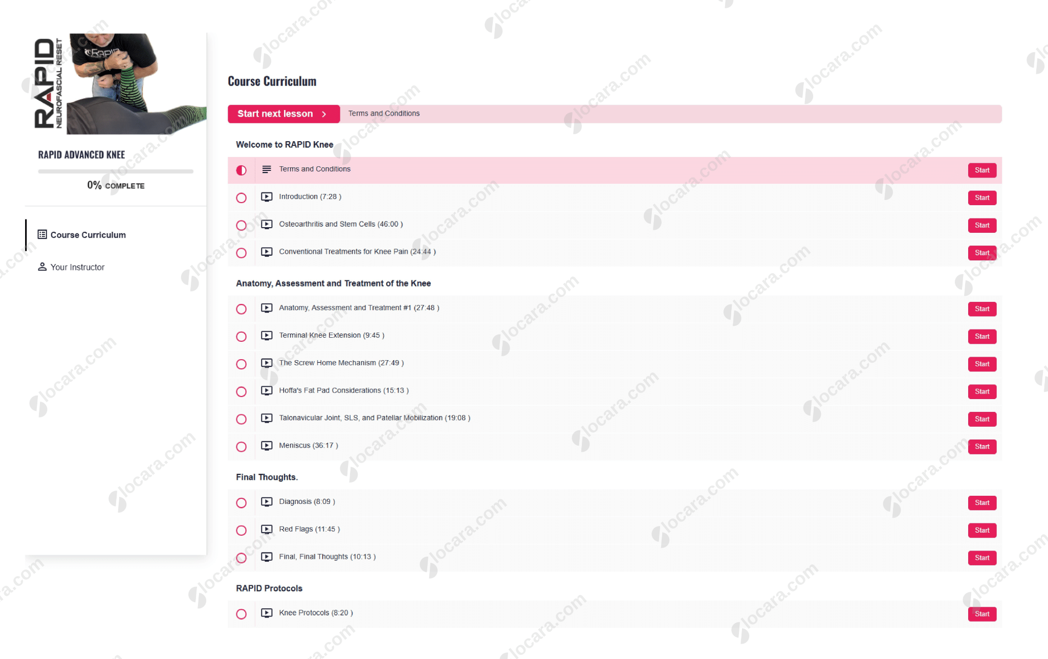 RAPID Advanced Knee Online by Rob and Sherry Routledge Proof RAPID Advanced Knee Online by Rob and Sherry Routledge