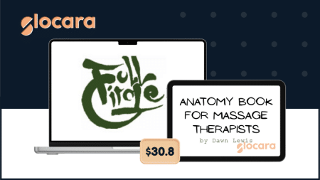 Anatomy Book by Dawn Lewis helps massage therapists learn bones, joints, muscles, and nerves in detail.