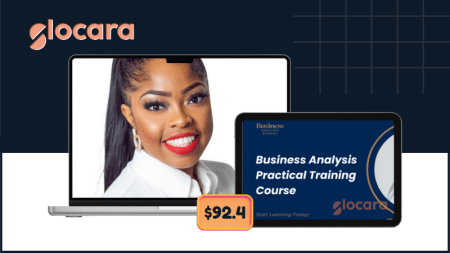 Business Analysis Practical Training Course by Eno Eka provides real-world experience with Agile, SQL, and project management tools.