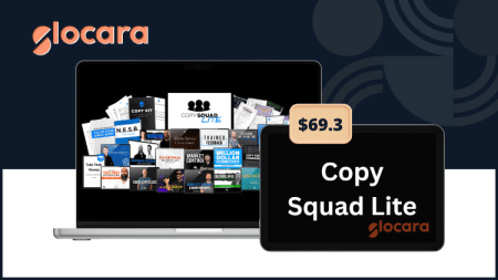 Copy Squad Lite by Kyle Milligan – master persuasive copywriting, client closing, and email marketing through exclusive masterclasses and bonuses