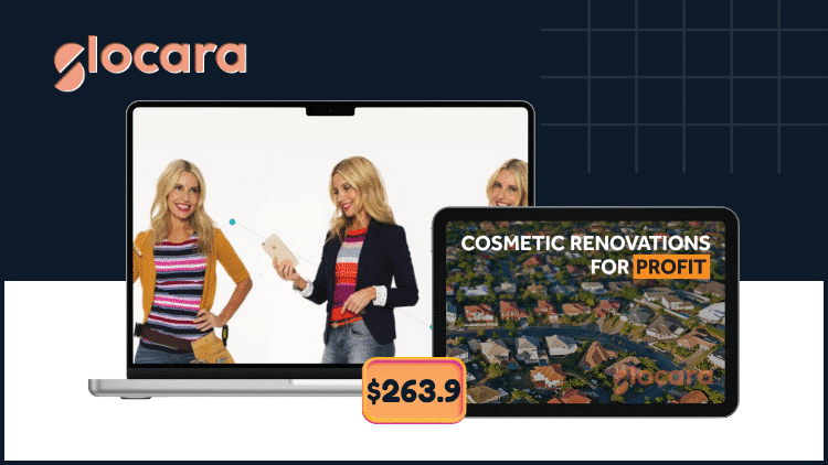Cosmetic Renovations For Profit by Cherie Barber Cosmetic Renovations For Profit Course by Cherie Barber on Glocara – learn how to renovate properties, build wealth, and maximize return on investment