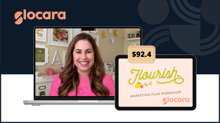 Flourish by Amber Housley is a 5-day workshop helping creative entrepreneurs craft a clear, effective annual marketing plan.