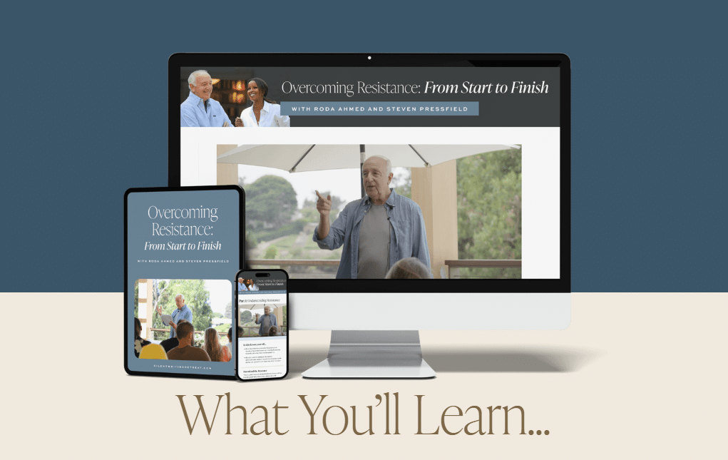 Overcoming Resistance: From Start to Finish by Steven Pressfield Overcoming Resistance by Steven Pressfield – master the mindset to defeat fear, procrastination, and self-doubt to finish your creative work confidently.