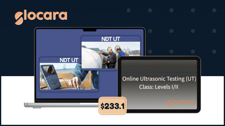 Online Ultrasonic Testing (UT) Class: Level 1 and 2 by Atlas Training Online Ultrasonic Testing UT Class Level 1 and 2 by Atlas Training – ASNT accredited NDT certification with Glocara.