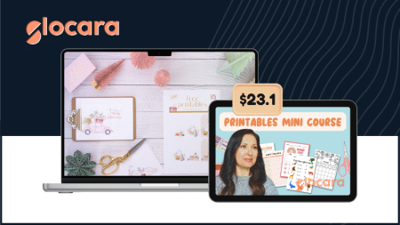 The Printables Mini Course by The Home Boss teaches how to design, create, and sell digital printables to build passive income online.