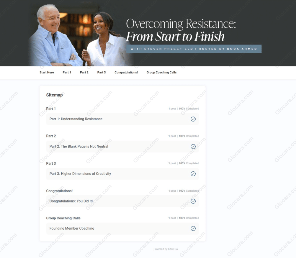 Overcoming Resistance: From Start to Finish by Steven Pressfield Proof Overcoming Resistance - From Start to Finish by Steven Pressfield