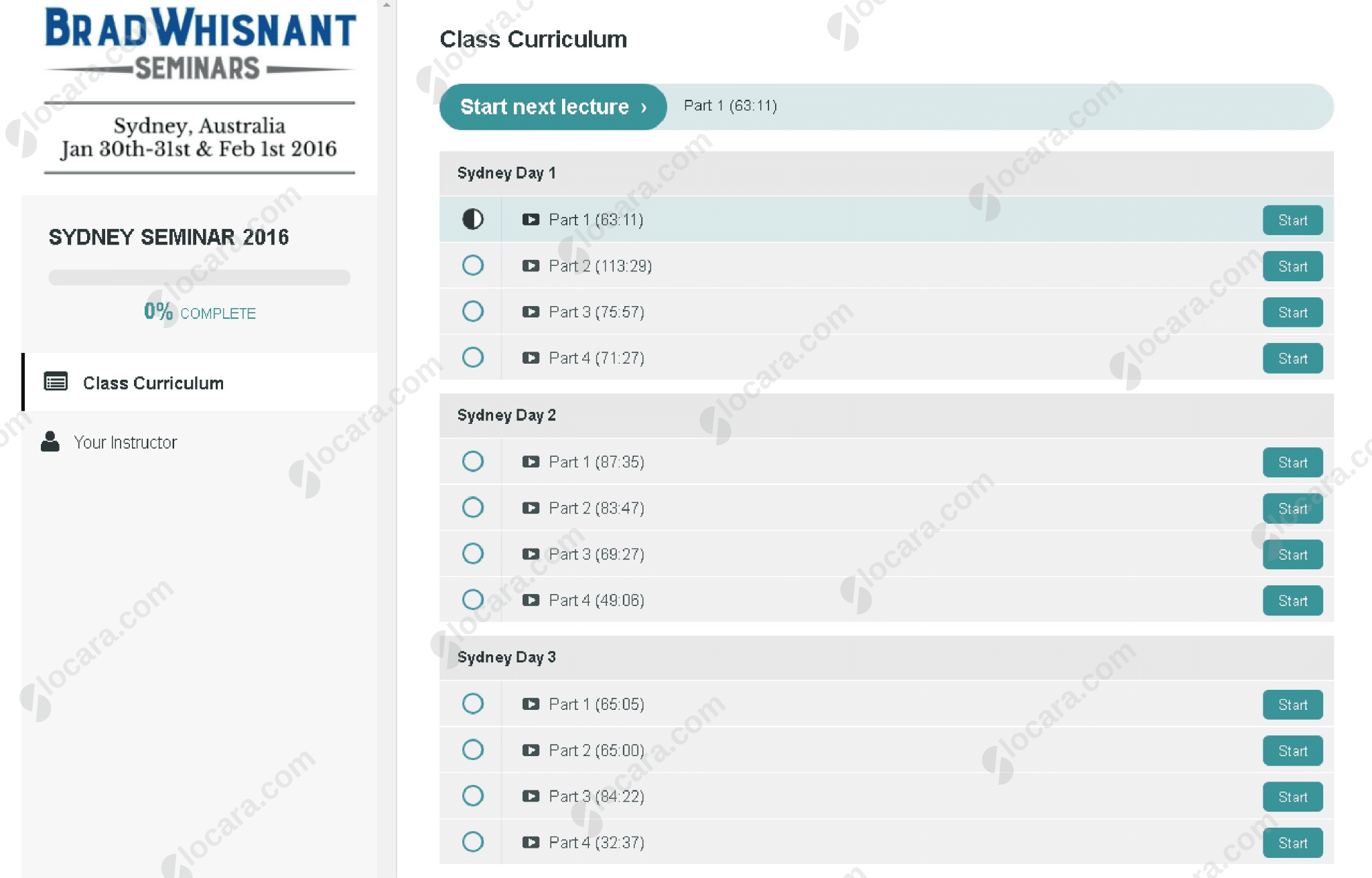 Sydney Seminar 2016 By Brad Whisnant Proof Sydney Seminar 2016 – Brad Whisnant