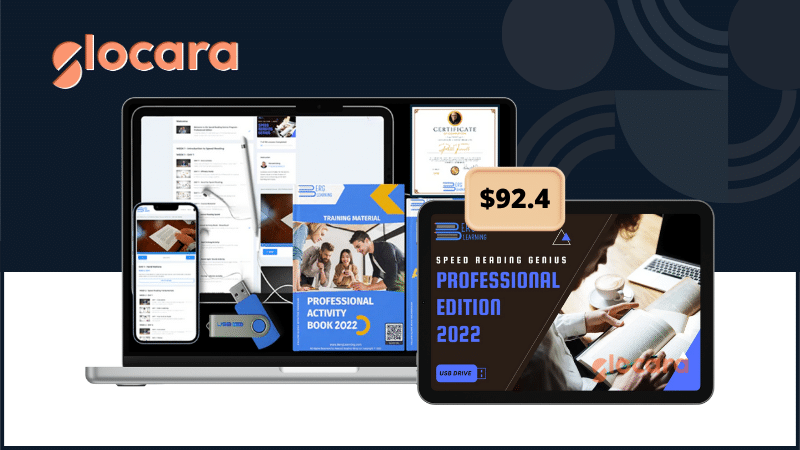 Speed Reading Genius – 2022 Professional Edition by Howard Berg Speed Reading Genius 2022 by Howard Berg teaches techniques to read faster, retain more, and improve comprehension in 7 weeks.