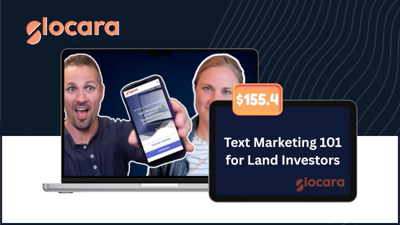 Text Marketing 101 for Land Investors by Callan Faulkner Text Marketing 101 by Callan Faulkner teaches land investors how to generate motivated seller leads using proven texting campaigns and automations.