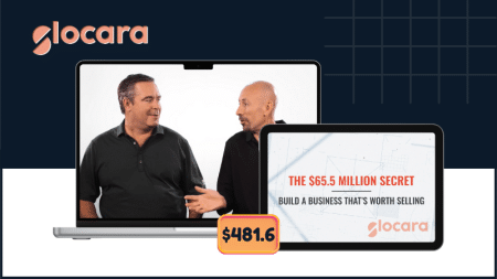 The $65.5 Million Secret course by John Ratliff and Joe Polish teaches how to scale and sell your business for top market value.