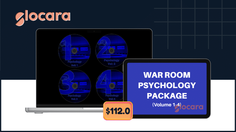 War Room Psychology Package (Volume 1-4) By Pat Mitchell Pat Mitchell’s War Room Psychology Package teaches advanced trader mindset and emotional control for consistency.