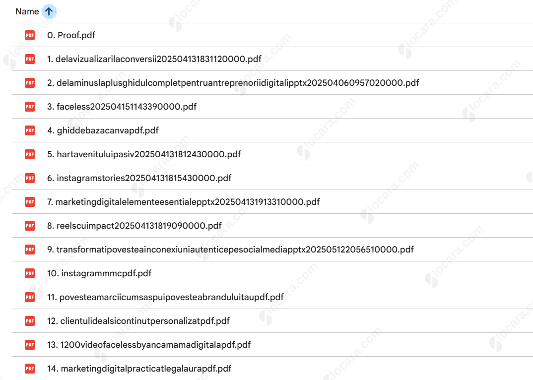 PACHET BASIC: 12 ghiduri + bonus by Anca Digital PACHET BASIC 12 ghiduri + bonus by Anca Digital Proof