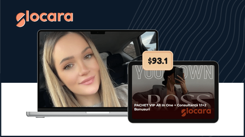 PACHET VIP All In One + Consultanță 1:1+2 Bonusuri by Anca PACHET VIP All In One by Anca – 1:1 consulting and digital marketing guides for online business – Glocara