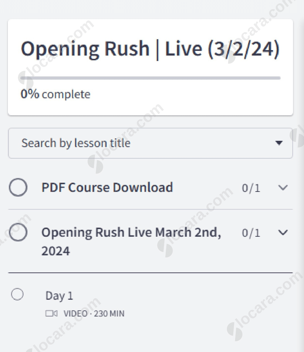 Opening Rush by Sami Abusaad Proof Opening Rush by Sami Abusaad