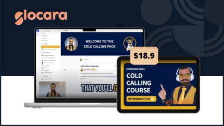 Cold Calling for Underdogs course by Giulio Segantini teaching frameworks, objection handling, and closing skills.